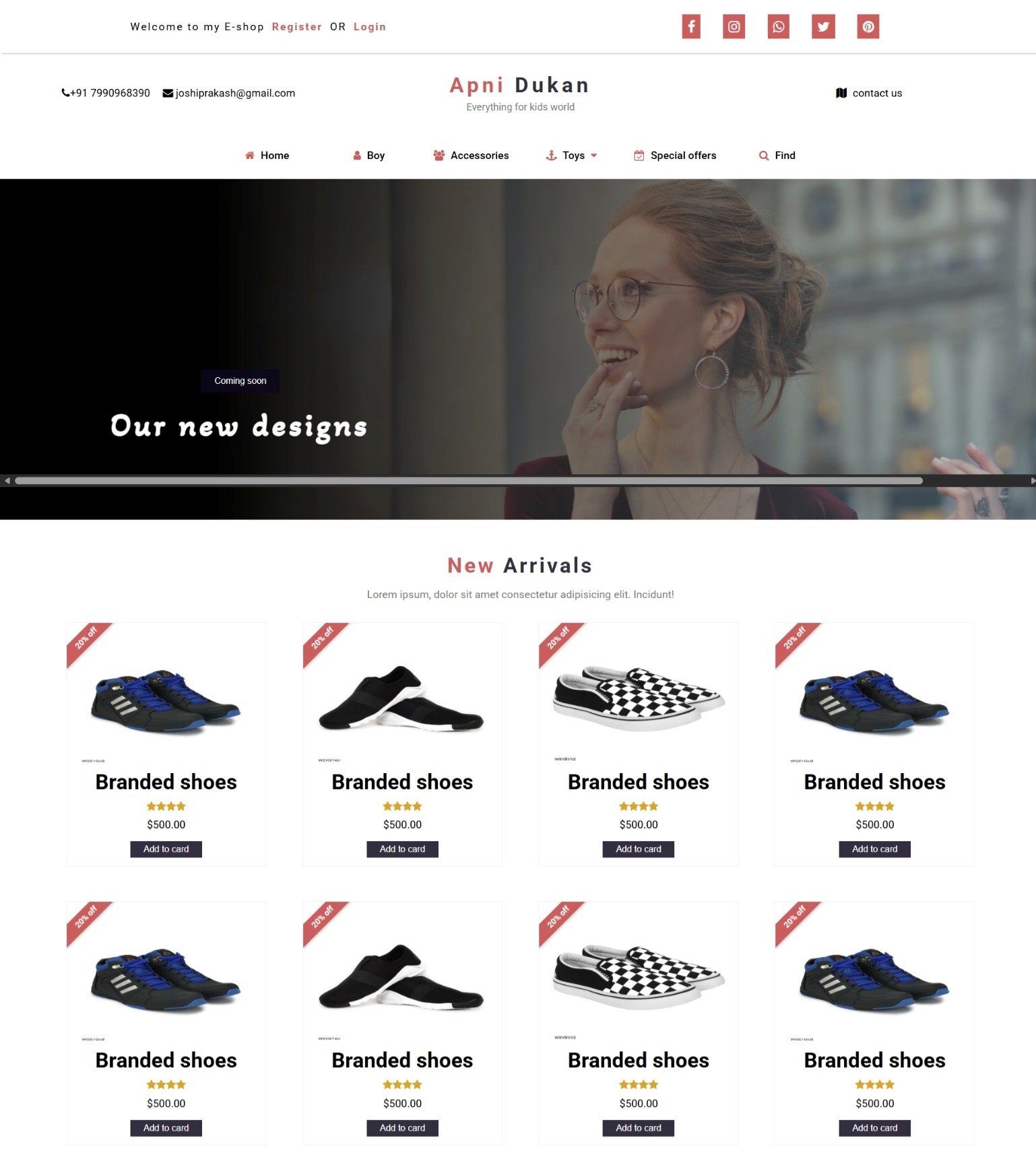 Socially Landing Page